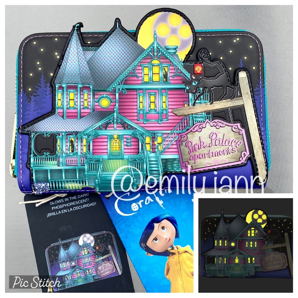 Coraline🌒Glow In The Dark Wallet
